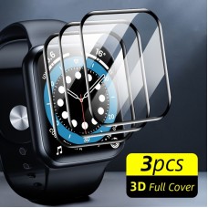 3 Pack Full Protective Soft Screen Protector For Apple Watch All Series Ultra Se 8 7 49mm 45mm 44 Mm 42mm 41mm 40mm 38mm Iwatch 5 4 3 2 1 6 Not Tempered Glass Film