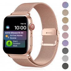 Elegant Milanese Watch Band For Apple Watch 38mm 40mm 41mm 42mm 44mm 45mm 49mm Iwatch Ultra/se/series 8/7/6/5/4/3/2/1, Without Watch 