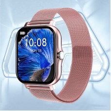 Smart Watch, Sleep Monitoring Blood Oxygen Pressure Messages Reminder Smart Watch Pink