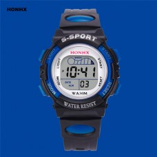 Hot Sale Children Watch Boys Girls LED Digital Sports Watches Silicone Rubber Kids Alarm Date Casual Watch