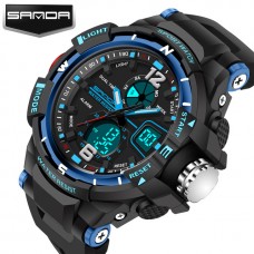 New Fashion SANDA Brand Children Sports Watches LED Digital Quartz Military Watch Boy Girl Student Multifunctional Wristwatches