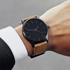 2018 Big Dial Watches For Men Hour Mens Watches Top Brand Luxury Quartz Watch Man Leather Sport Wrist Watch Clock relogio saat