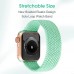 Elastic Braided Strap For ,iwatch, Nylon Braided Solo Loop Band For Apple Watch Se 7 6 5 4 3