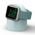 Light Green Universal Silicone Desktop Charging Holder For Apple Watch Series