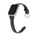 1pc Smart Watch Strap, Woman Leather Watch Band Wristband For Iwatch Band 40mm 44mm 38mm 42mm Series Se 654321