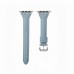 1pc Smart Watch Strap, Woman Leather Watch Band Wristband For Iwatch Band 40mm 44mm 38mm 42mm Series Se 654321