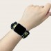 Black Flower Strap Cloth Strap Style For Apple Watch Series 1/2/3/4/5/6
