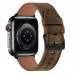 Genuine Leather Bands Compatible For Apple Watch Bands 42mm 44mm 45mm Soft Vintage Genuine Leather Replacement 