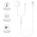 3in1 Usb Cable For Iphone &amp; Wireless Charger For Apple Watch Iwatch Portable Charging Cable Compatible With Apple Watch Ultra Series Se/8/7/6/5/4/3/2/1