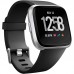 Replacement Bands Compatible With Fitbit Versa Smartwatch, Versa 2 And Versa Lite Se Sports Watch Band For Women Men, Large, Black
