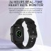 2022 New Year Smart Watches, Large 1.7 -inch Screen, Full Screen Touch, Heart Rate Measurement, Music Playback, Sports Records (step Gauge, Distance, Calories Calculation), Movement Patterns, Message Delivery, Information Storage, Sleep Monitoring, Stopwa