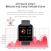 T80s Body Temperature Measurement Exercise Smart Watch Step Calorie Call Information Reminder Heart Rate Image Temperature Real-time Monitoring Sleep Monitoring
