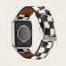 Glitter Bling Black &amp; White Grid Band Compatible For,iwatch 3/4/5/6/7/se