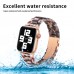 Fashion Resin Bands Compatible With ,iwatch Ultra 49mm 45mm 44mm 42mm 41mm 40mm 38mm Iwatch Series 8 7 6 5 4 3 2 1 Se, Replacement With Copper Stainless Steel Buckle Women Men 