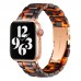Fashion Resin Bands Compatible With ,iwatch Ultra 49mm 45mm 44mm 42mm 41mm 40mm 38mm Iwatch Series 8 7 6 5 4 3 2 1 Se, Replacement With Copper Stainless Steel Buckle Women Men