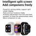Call Smartwatch Heart Rate Monitoring Smartwatch Waterproof Smart Watch Wtih Double Clicks Sports Watch For Ladies Women Man