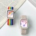 Candy Color Protective Cover For Apple Watch 8 7 45mm 41mm Watch Case For ,iwatch Series 8 7 6 5 4 3 Se 40mm 44mm 38mm 42mm Watchshell
