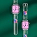 Compatible With Apple Watch 42mm 44mm 45mm Band With Case Full Protective Tpu Bumper Case With Band Crystal Transparent Case