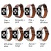 Leather Bands Compatible With Watch Band38mm40mm41mm 42mm44mm45mm49mm, Braided Wristband Genuine Leather Wristband Replacement Strap For,iwatch Series /se 8 7 6 5 4 