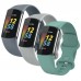 3pack Charge 5 Bands Compatible With Fitbit Charge 5 Bands Women Men, Adjustable Soft Silicone Charge 5 Wristband Strap For Fitbit Charge 5