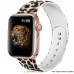 Fashion Leopard Print Strap For Apple Watch 38mm/40mm/41mm/42mm/44mm/45mm/49mm Iwatch Ultra/se/series 8/7/6/5/4/3/2/1