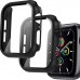2 Packs Watch Case Compatible For Apple Watch Series 6 5 4 Se 40mm 44mm For Women Men With Tempered Glass Screen Protector
