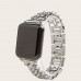Double Row Chain Smart Watch Strap For Iwatch1-6