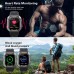 Smart Watch For Men, Smartwatch Compatible With Androids Iphone, 5atm Waterproof Fitness Watch With 24 Sports Modes Message Notification Heart Rate Blood Oxygen Monitor And Sleep Tracking